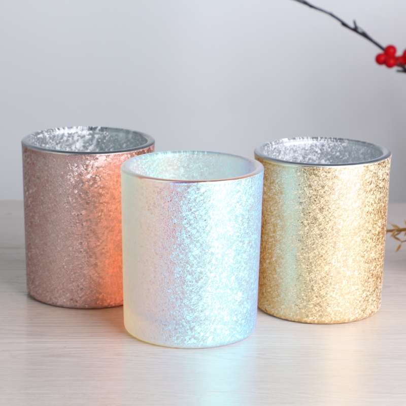 New design wholesale 8oz 10oz 12oz glass candle jar for candle jar making