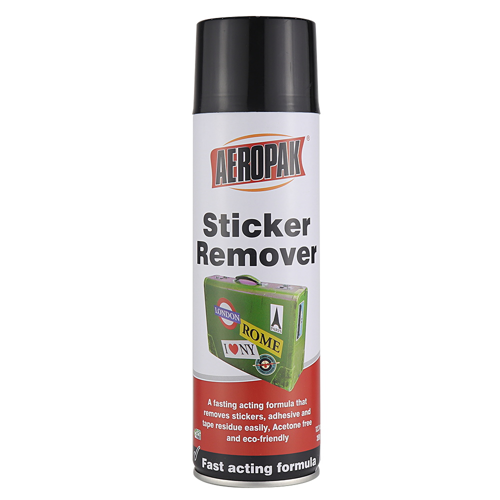 Aeropak 500ml Aerosol Sticker Remover Cleaning Spray Removing Glue