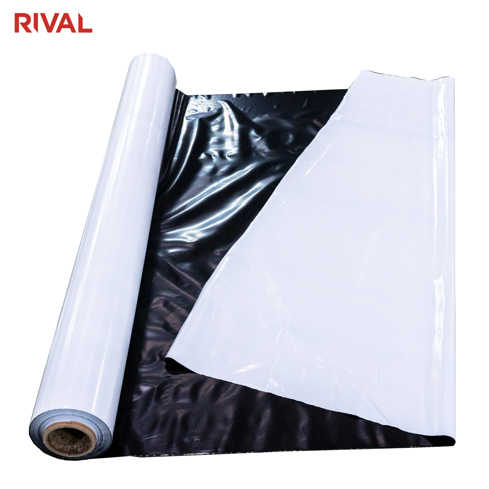5.5 Mil Panda Film 6 Mil 12 Mil Thick 10 X 100 Polyethylene Black White Plastic Sheeting Roll
