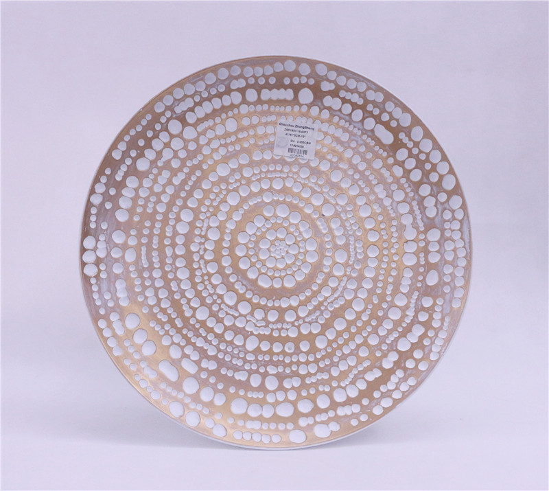 Polyresin plate
