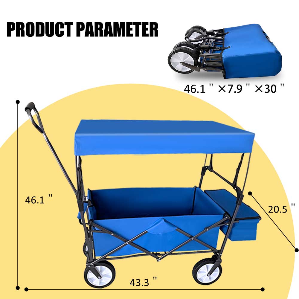 Folding wagon ,beach wagon garden cart ,camping cart