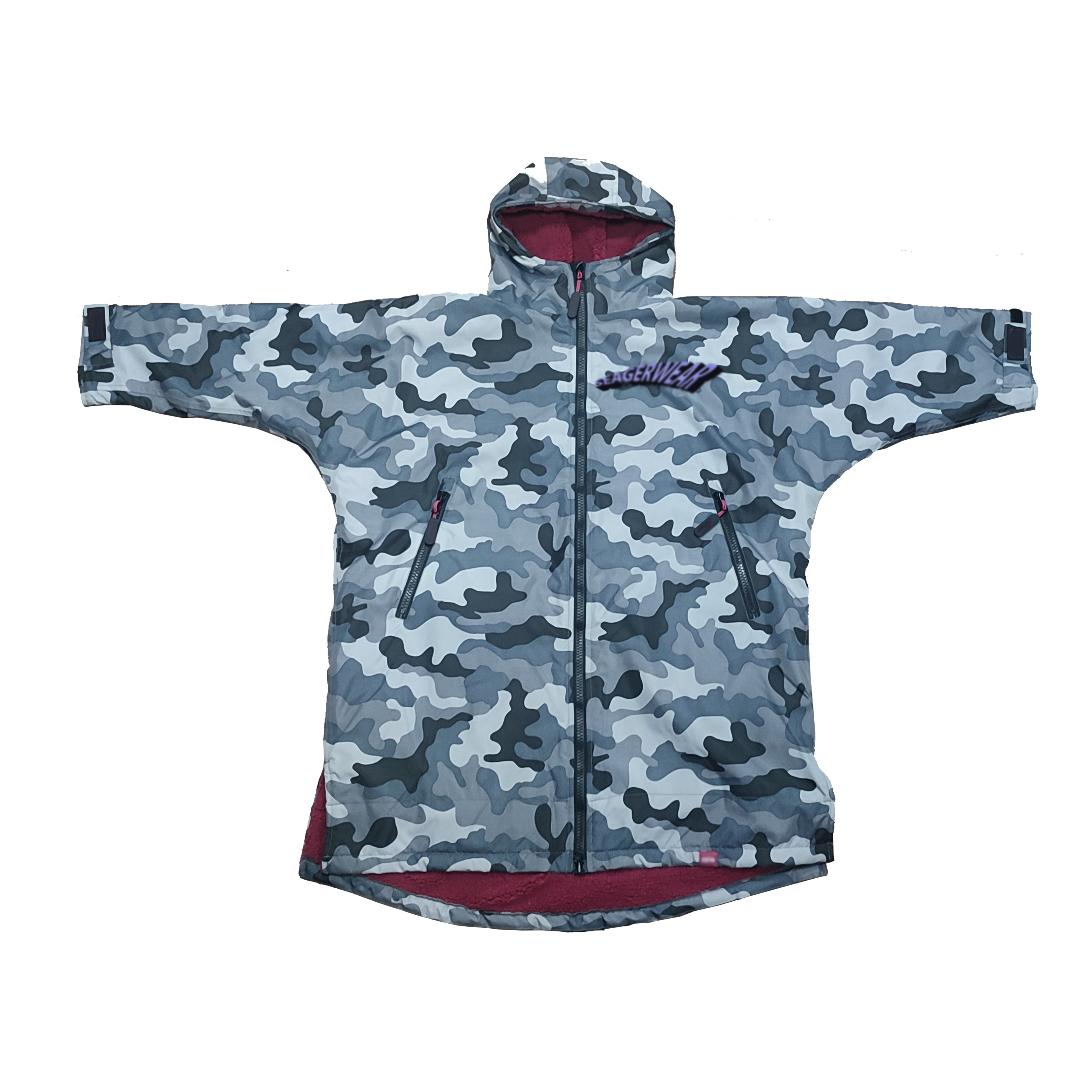 Three large children's cotton padded clothes