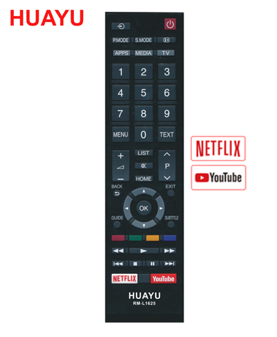 Universal Remote Control For Toshiba Tvs Rm-L1625