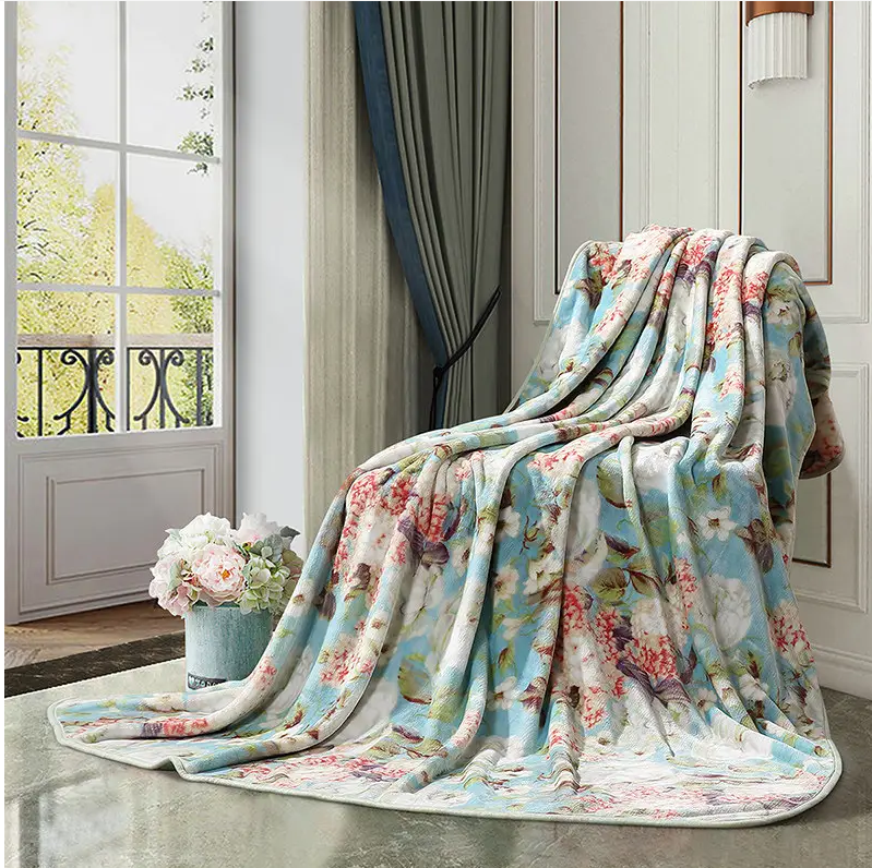 Flannel printed blanket
