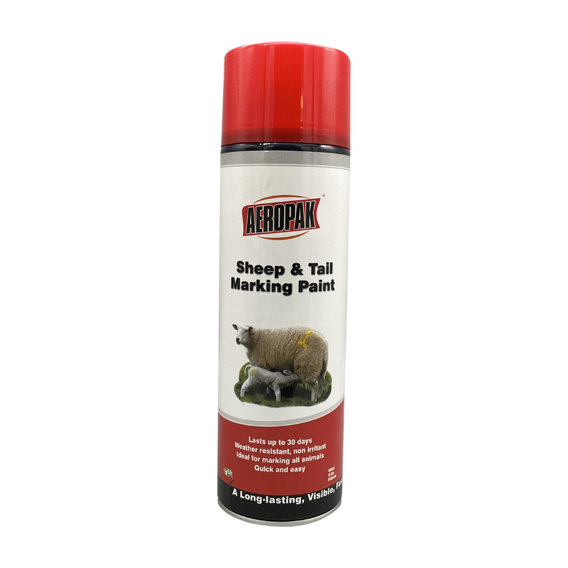 Aeropak 500ml Aerosol Animal Tail Painter Spray for Marking Cattle