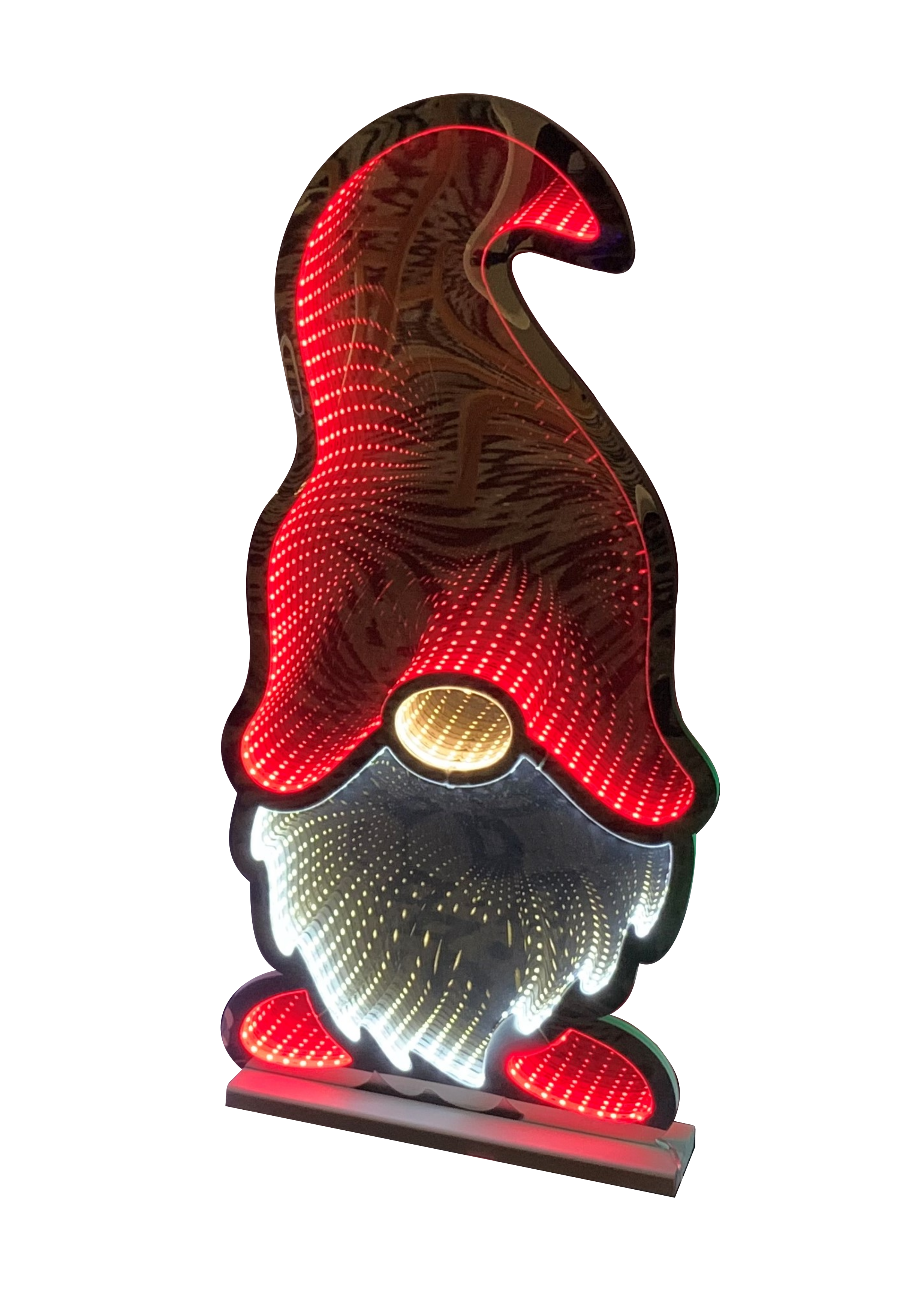 Christmas Lights Christmas Lighting Decoration Infinity Light Standing Gnome
