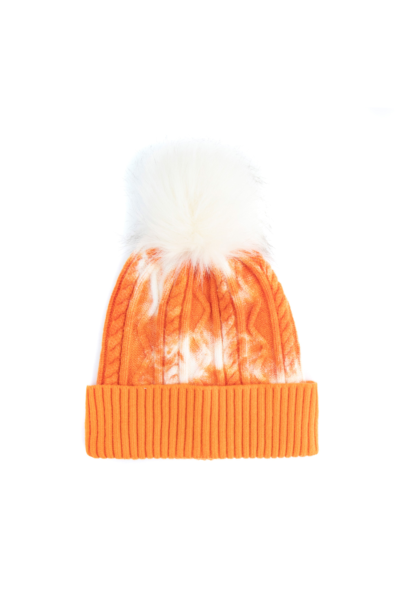 NTRX Unisex Tie Dye washed beanie Knitted beanie hat for Streetwear Cool beanie Pompom Beanie Hat