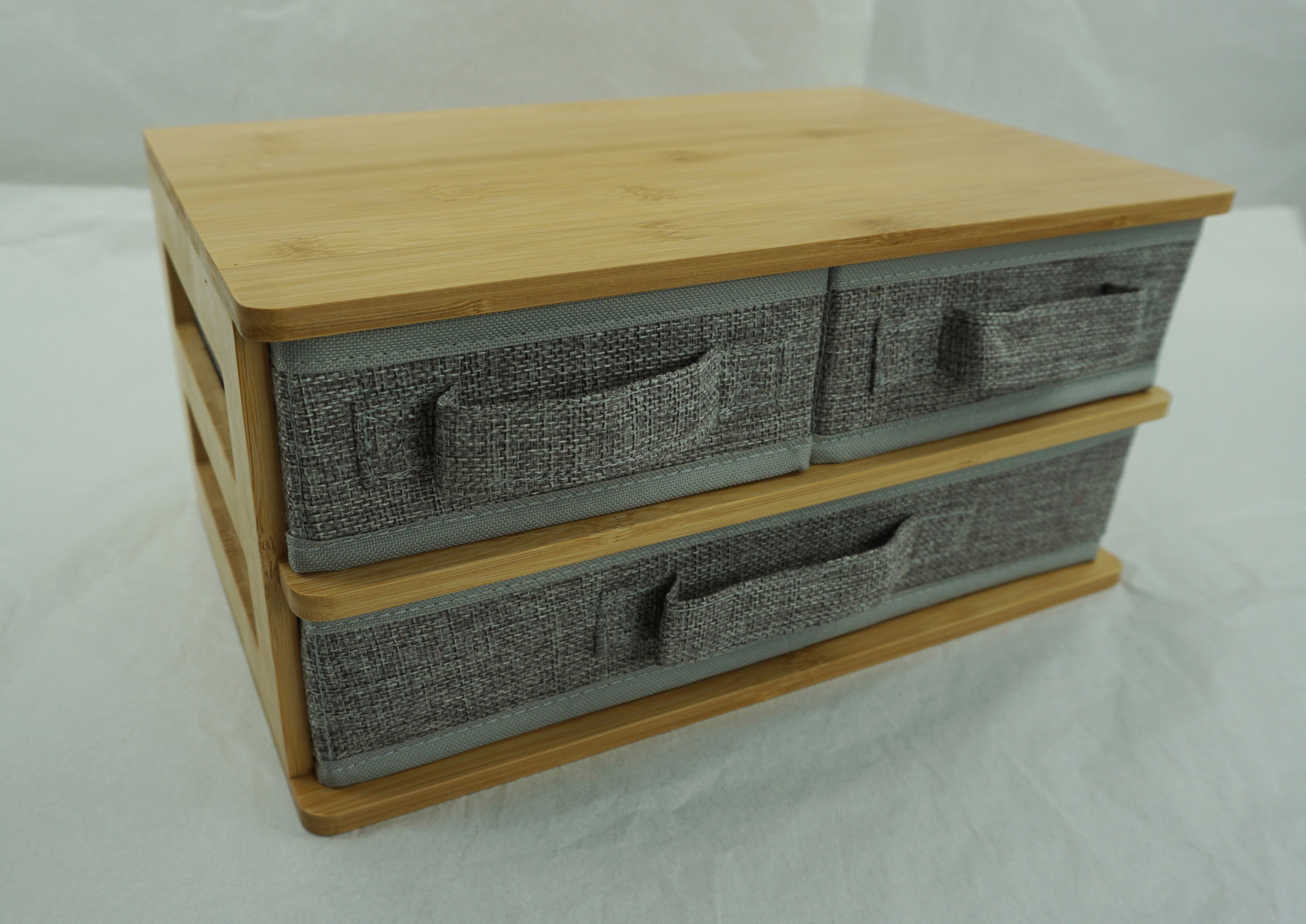 Bamboo Cabinet With Cloth