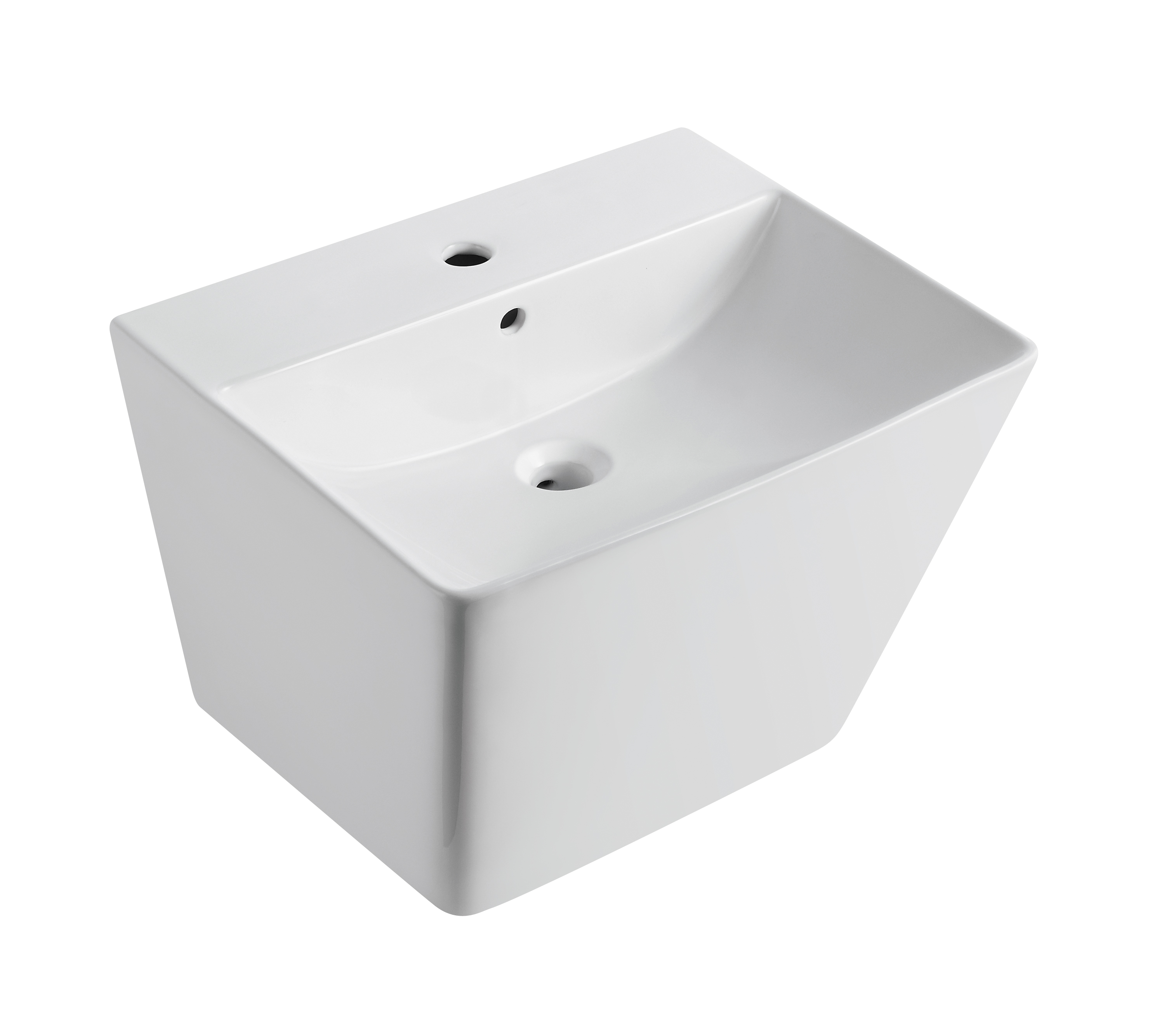 Wall-hung basin
