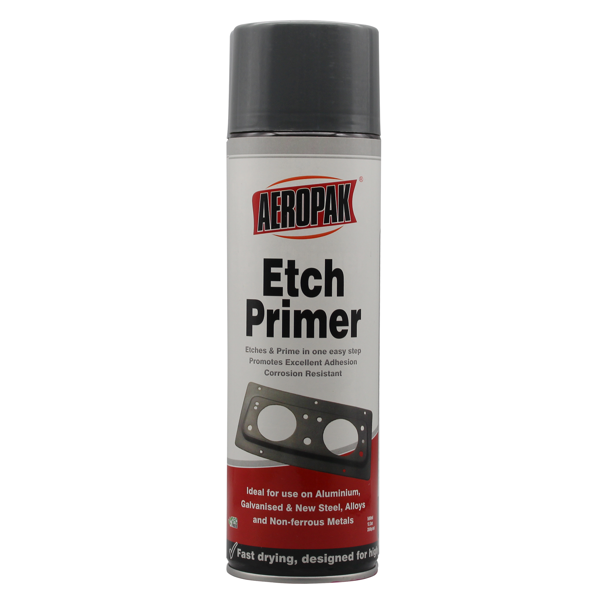 Aeropak 500ml Aerosol Etch Primer Spray for Metal Fiberglass Aluminum