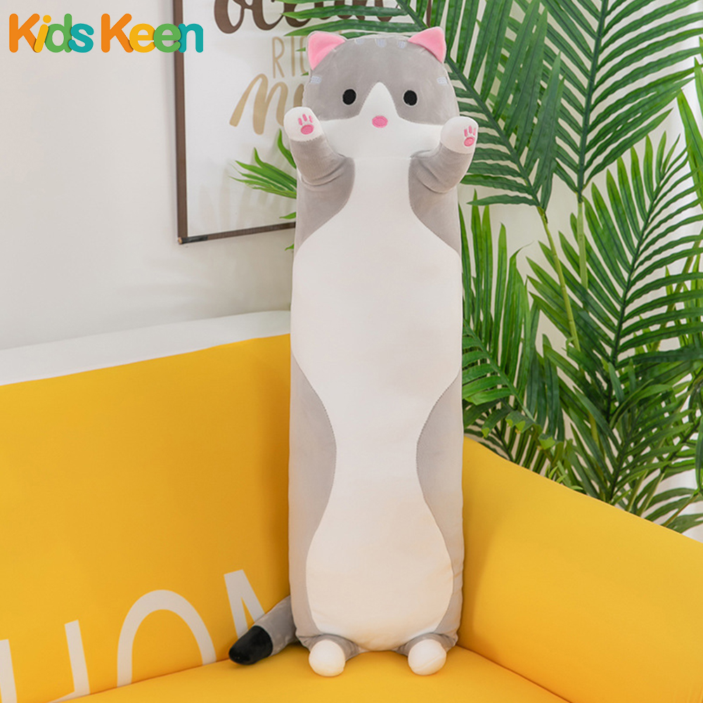 Cushion toy long cat plush toy sleeping plush pillow