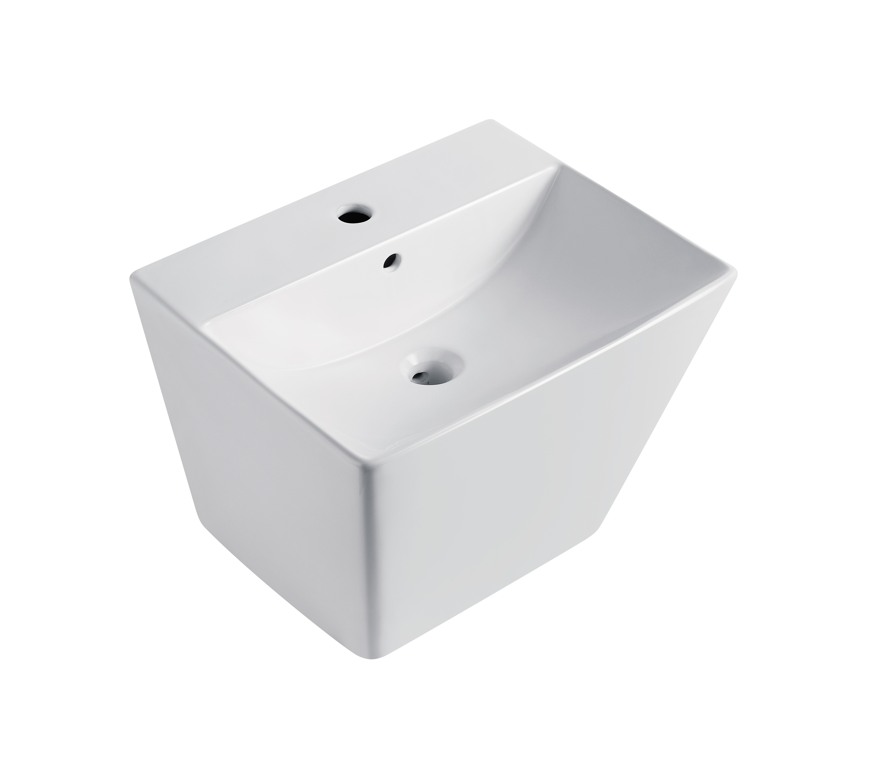 Wall-hung basin