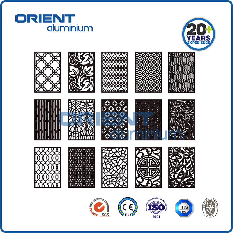 Wholesale Modern Laser Cut WPC Screen Panels