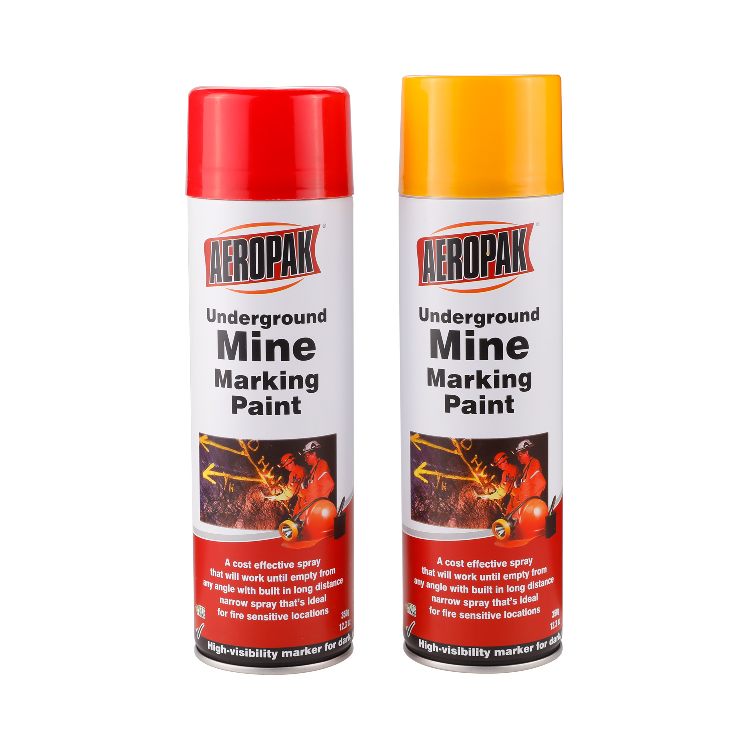 Aeropak 500ml Aerosol Mine Marking Paint Spray