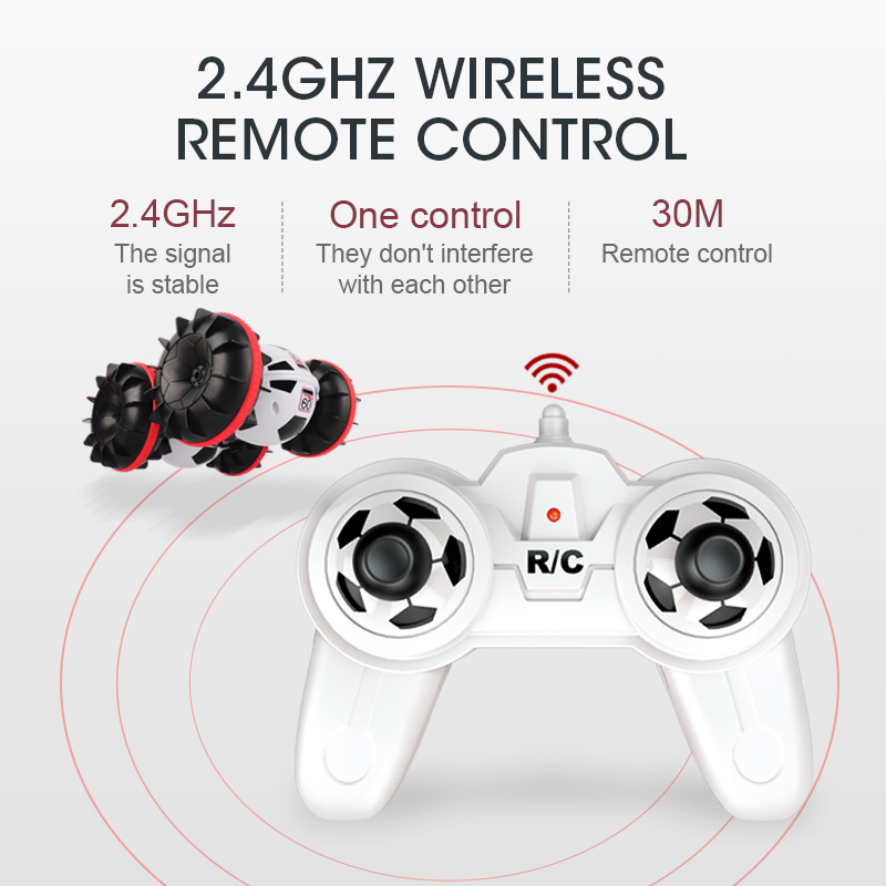 RC Football Car 2.4G 4WD Remote Control Car Double-side driving RC Climbing Truck YY2032