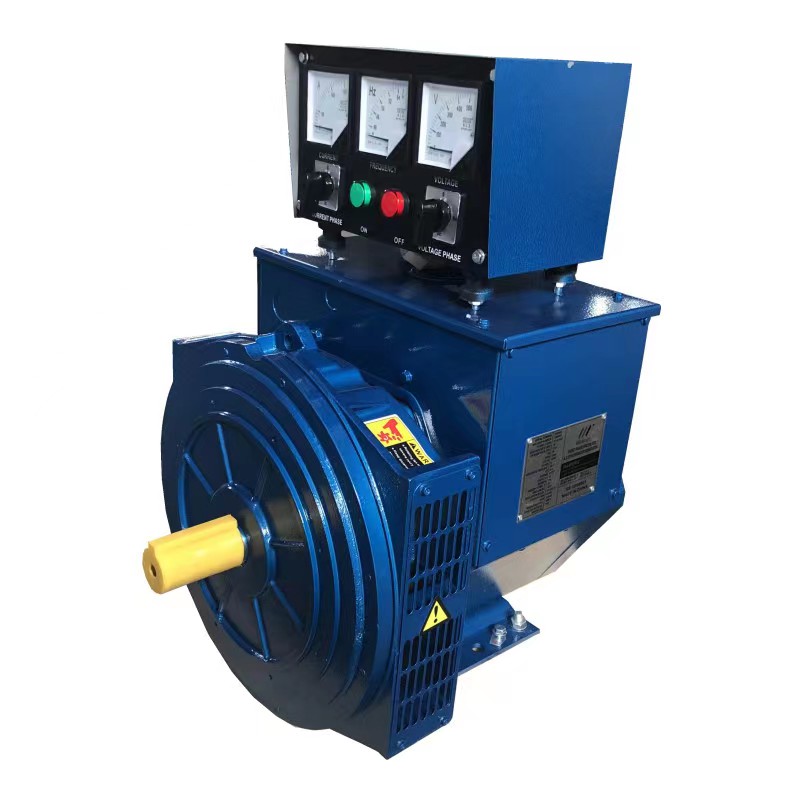 AC Brushless Alternator With Meter Box And Circuit Breaker