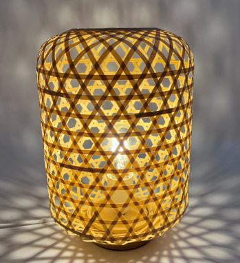 Bamboo decorative table lamp