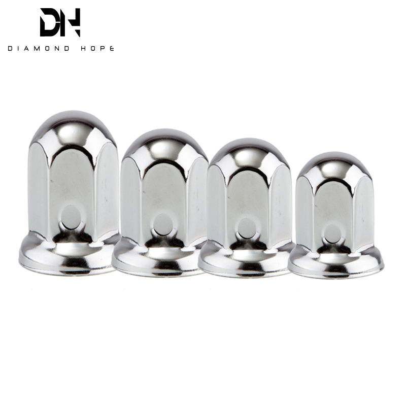 32/33 hex stainless steel chrome truck accessories nut cover