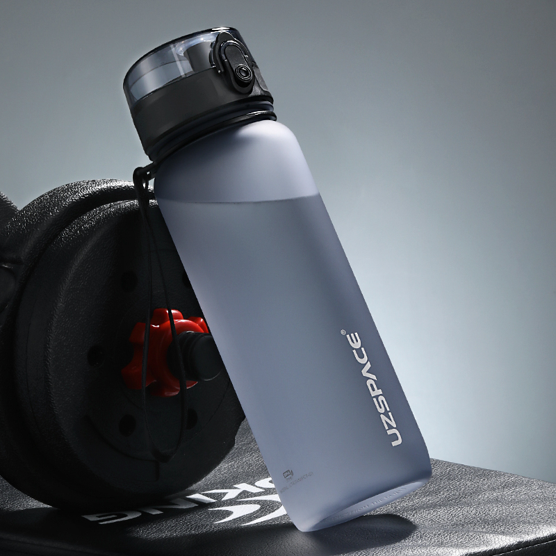 UZSPACE Hot selling customized logo tritan BPA free water bottles for running sports