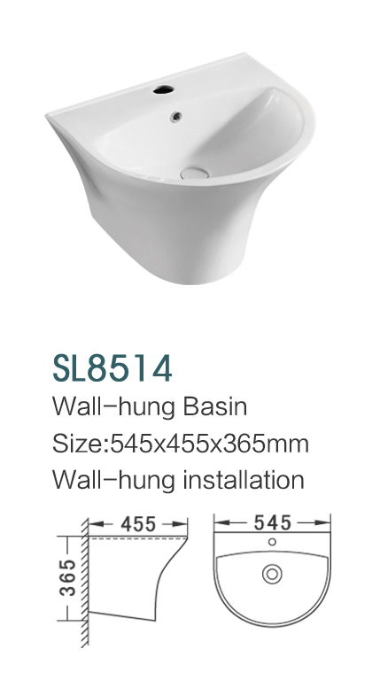 Wall-hung basin
