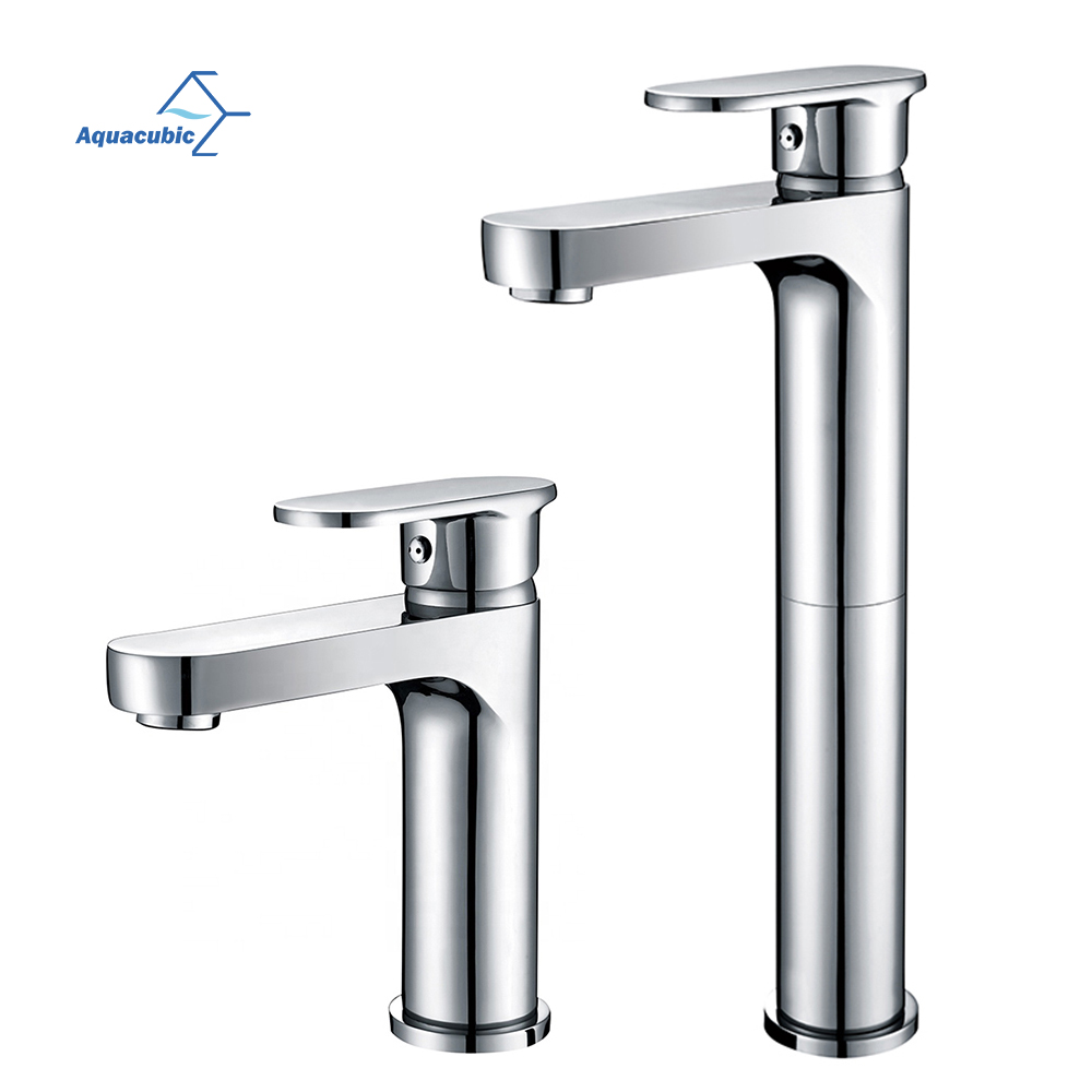Modern single lever vanity basin mixer taps brass chrome wash basin faucet bathroom sink faucets
