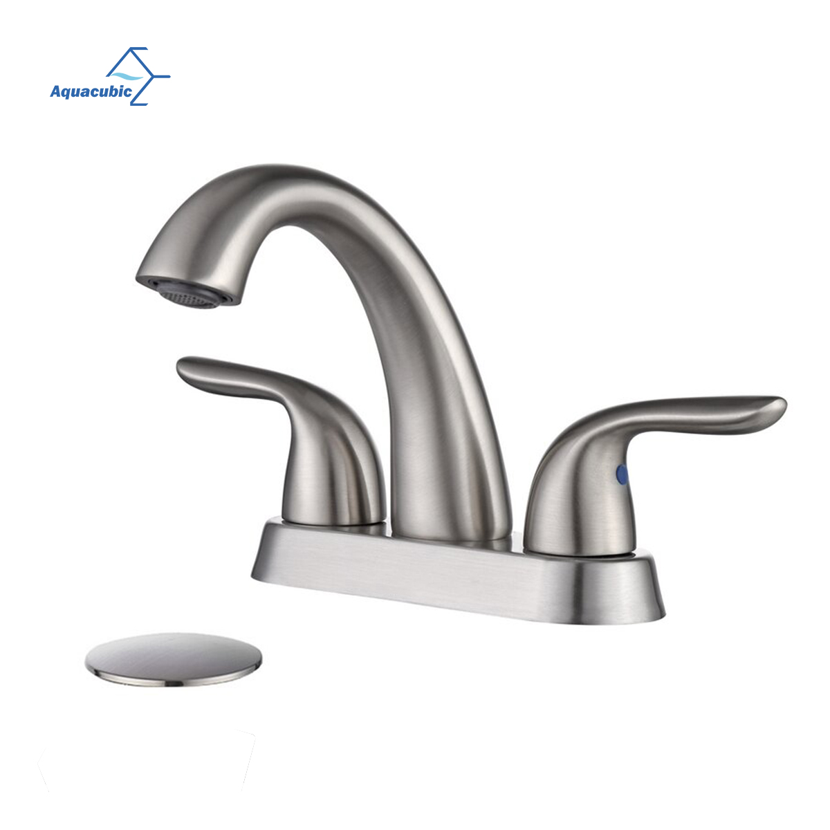 Bathroom Sink Faucet 4 inch 2 Handle Widespread Sink Faucet 2 Hole for Vanity Lavatory
