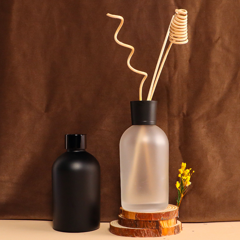 250ml frosted reed diffuser glass bottle with screw top
