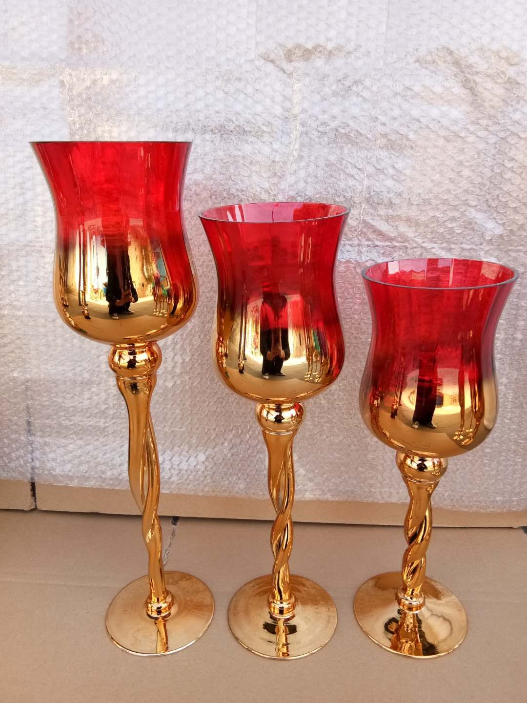 glass candle holder