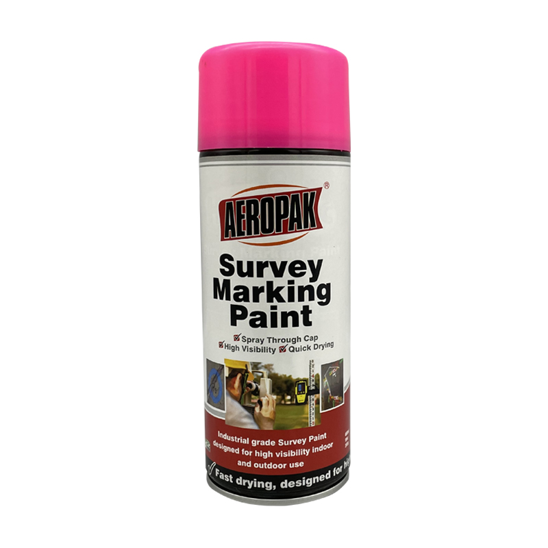 Aeropak 500ml Aerosol Inverted Survey Marking Paint Spray