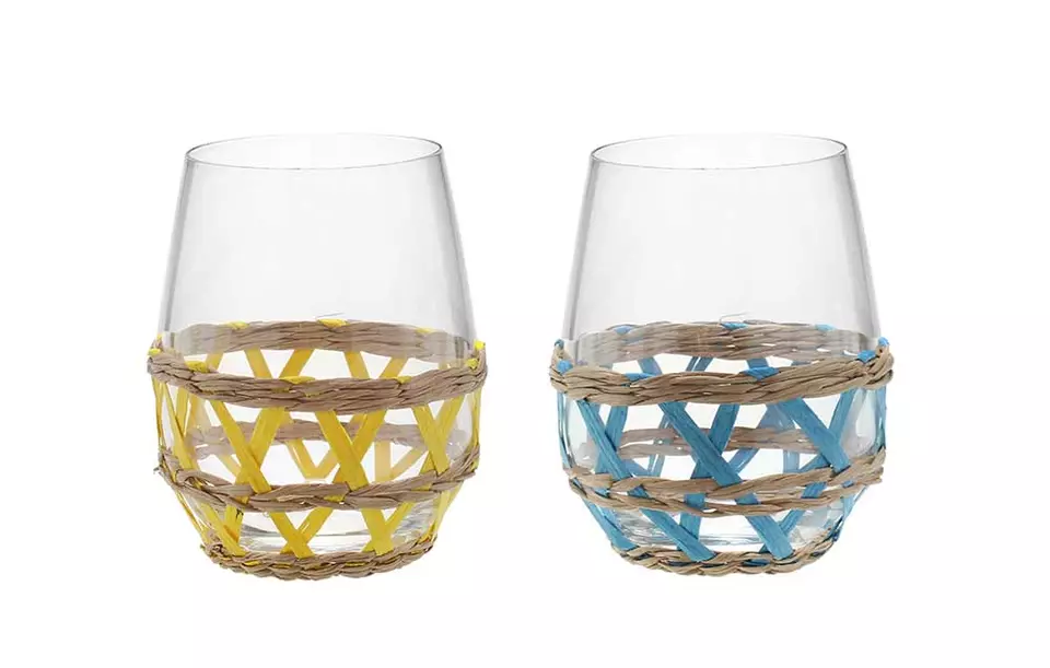Rattan glasses