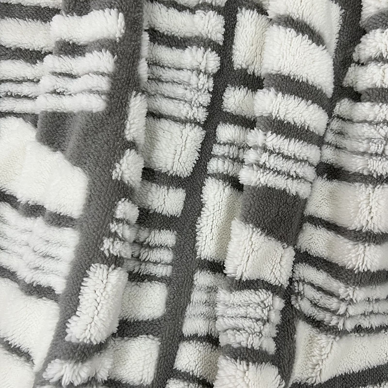 Jacquard Sherpa Throw