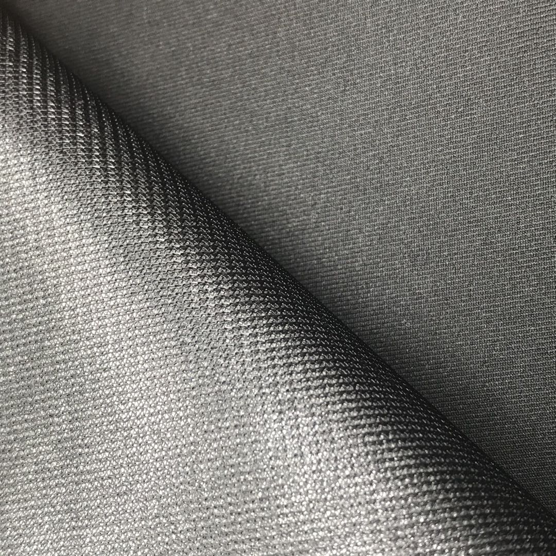 Twill high stretch pongee fabric laminated TPU membrane for jacket