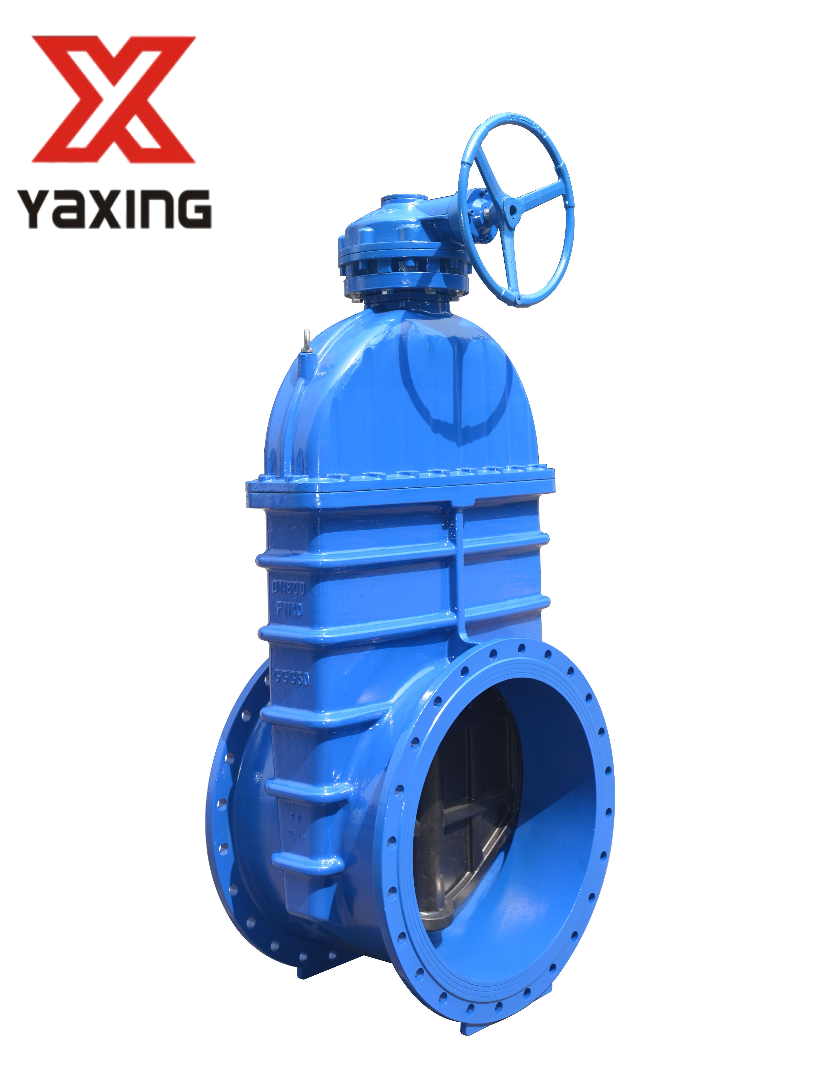 Gearbox Resilient Seated Gate Valve DIN3352 F4 DN700-DN1200