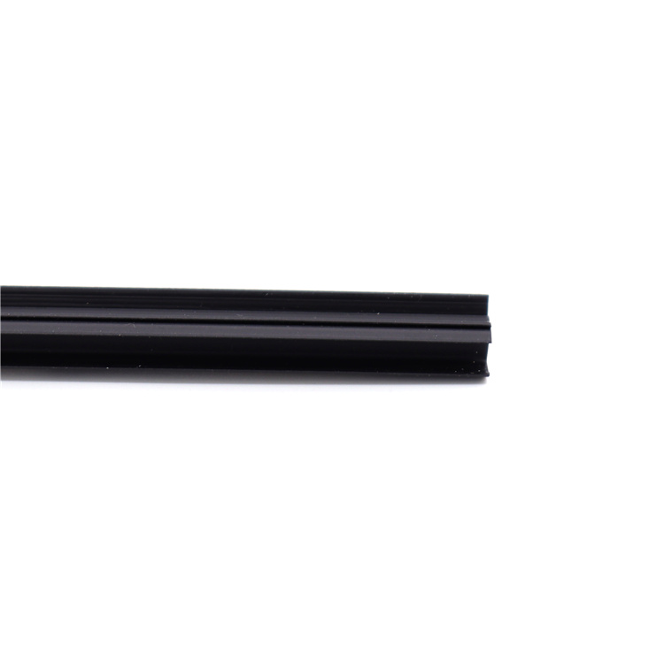 Black plastic sealing strip