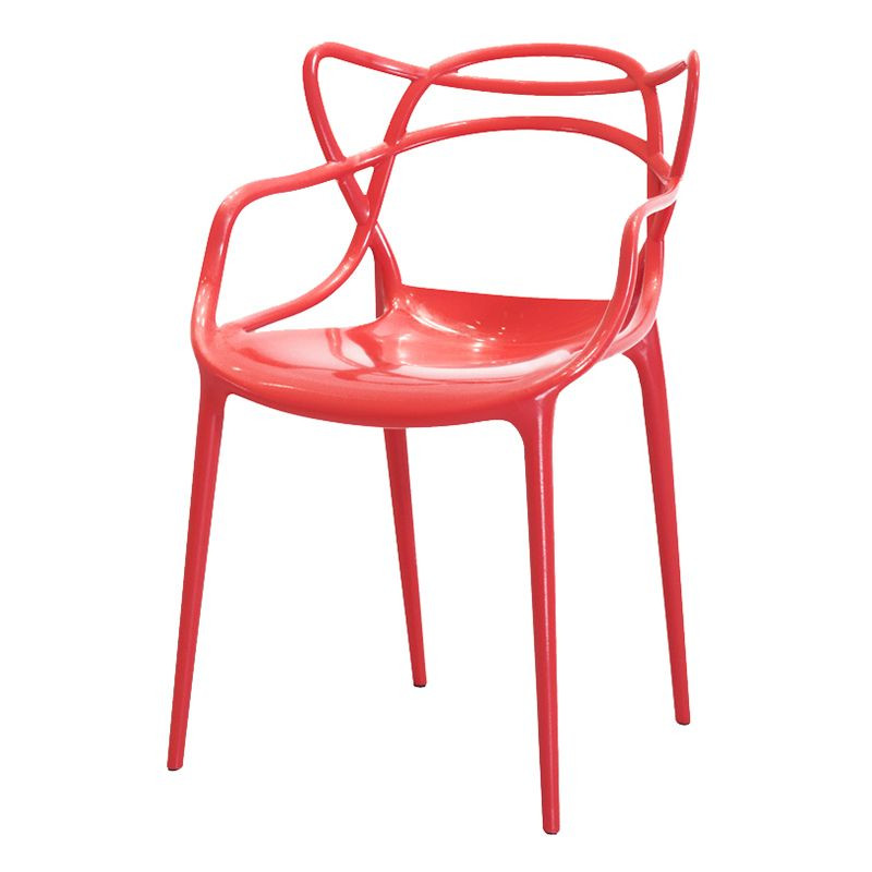 Plastic Cat Ear Dining Chair