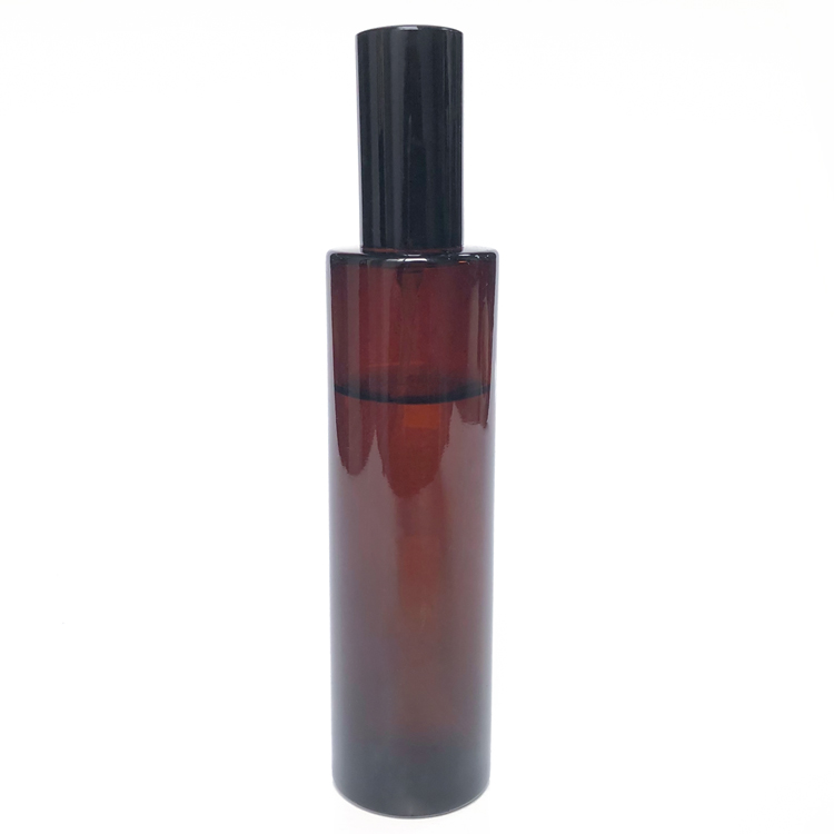 100ml cylinder perfume glass bottlles with sprayer
