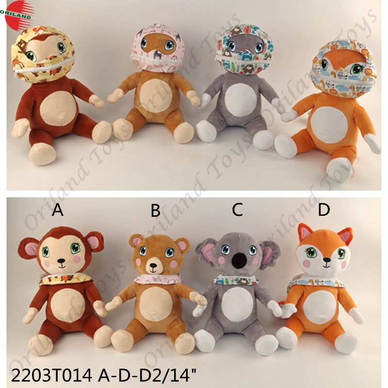 Masked Plush Toy Costume-Play Sftuffed Toy Doll