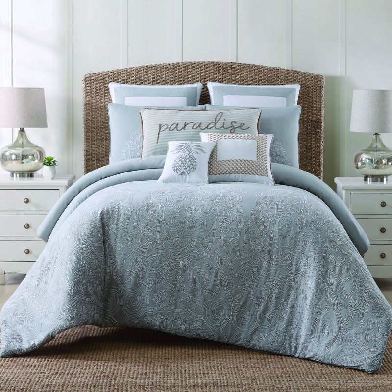 T200 100% Cotton EMB 3pc Comf Set