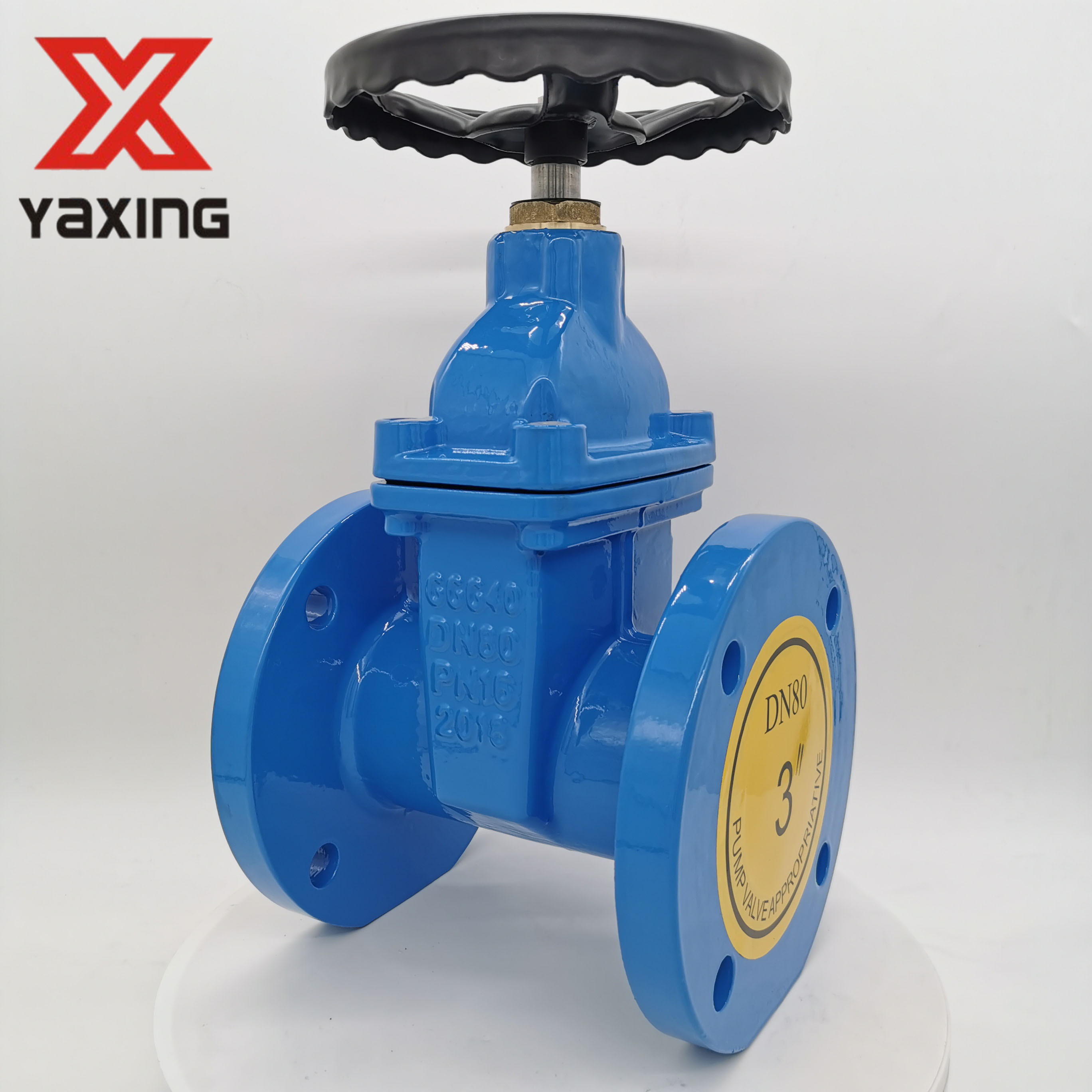 BS5163 NRS (not lifting) Flat Flanged Elastic seat Gate Valves/water gate Valves