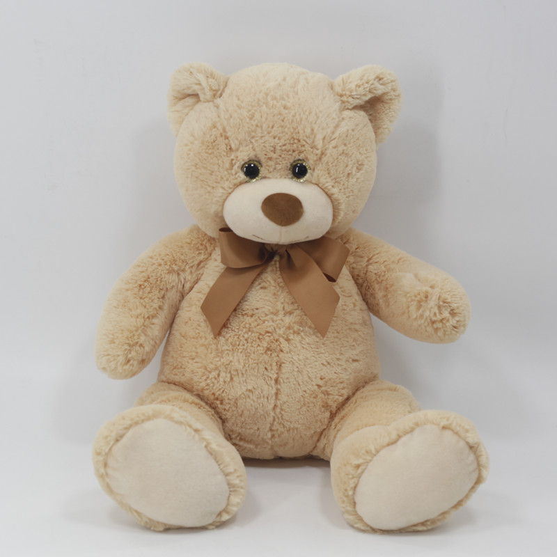Long bow tie stuffed teddy bear