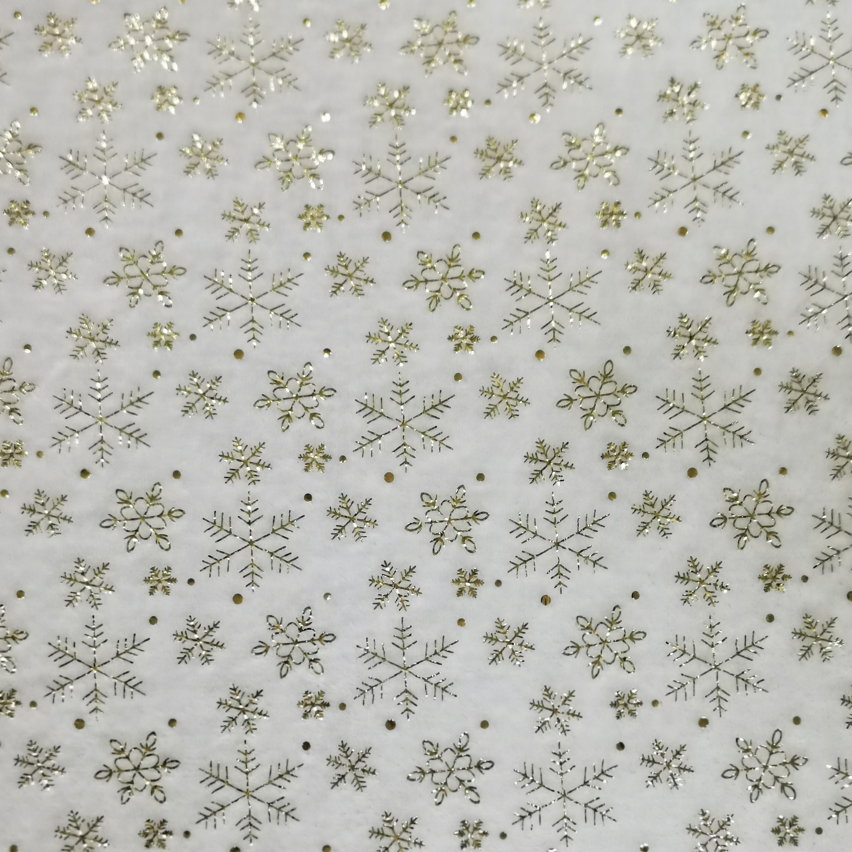 Flannel foil fabric