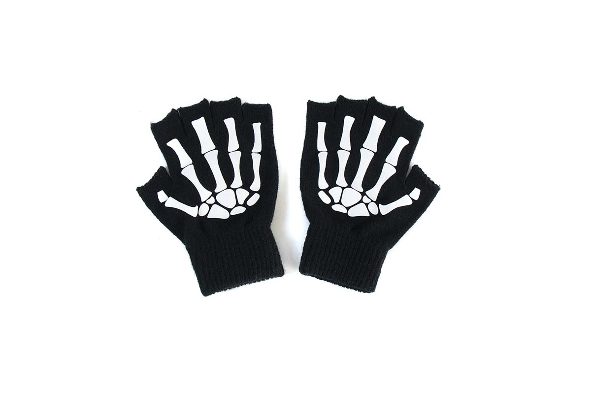 Halloween Knitted Beanie Gloves Set