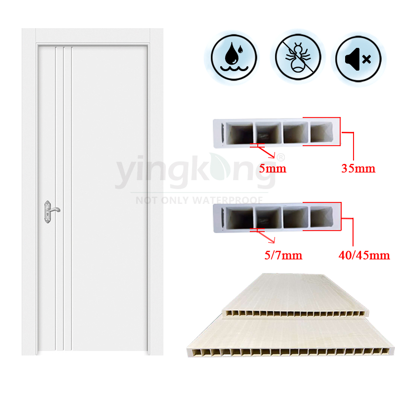 510mm/610mm/710mm/810mm Waterproof And Termiteproof White Israel Door Painting Polymer Doors