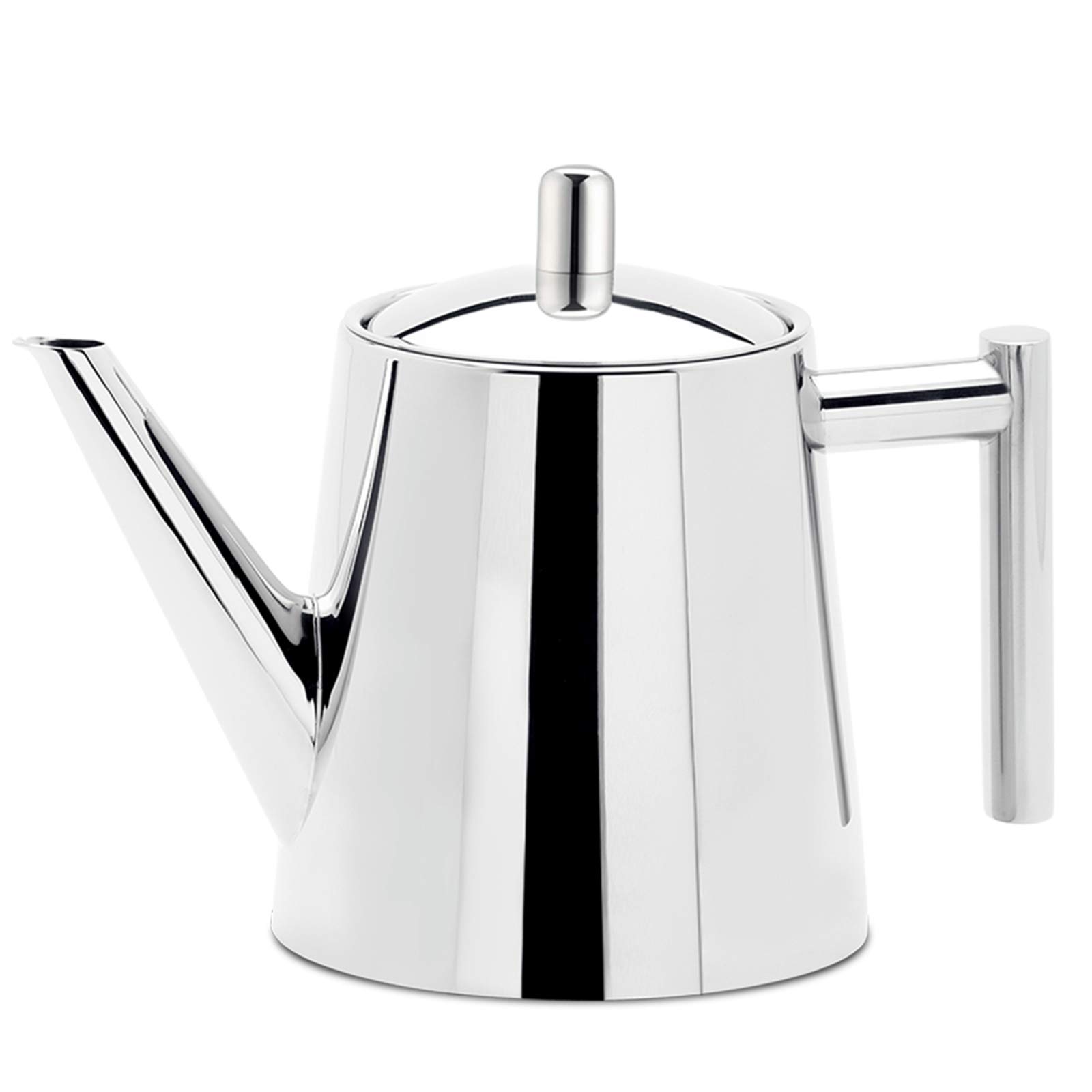 Stainless steel single wall insulated thermal tea maker teapot with with removable infuser teakettle