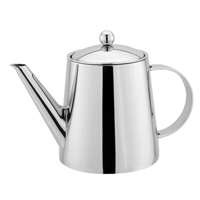 Stainless steel single wall insulated thermal tea maker teapot with with removable infuser teakettle
