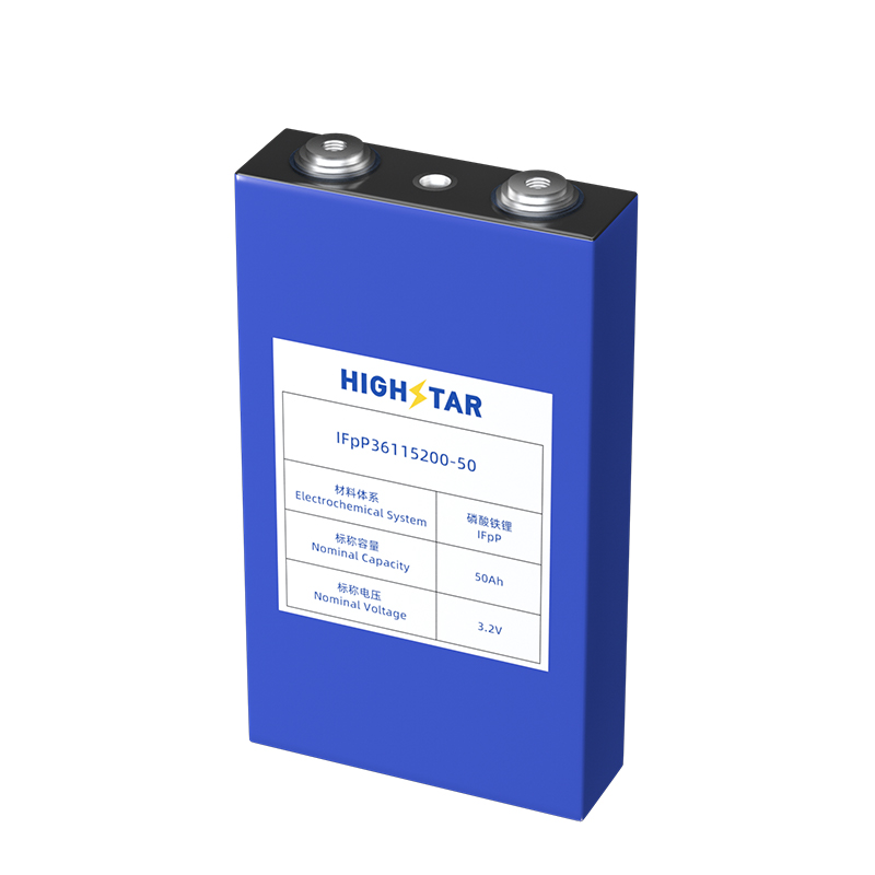 Prismatic li-ion cell (LFP, 3.2V 50Ah)
