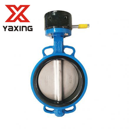 wafer butterfly valve with gearbox
