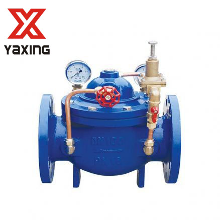 Flanged pressure reducing valve