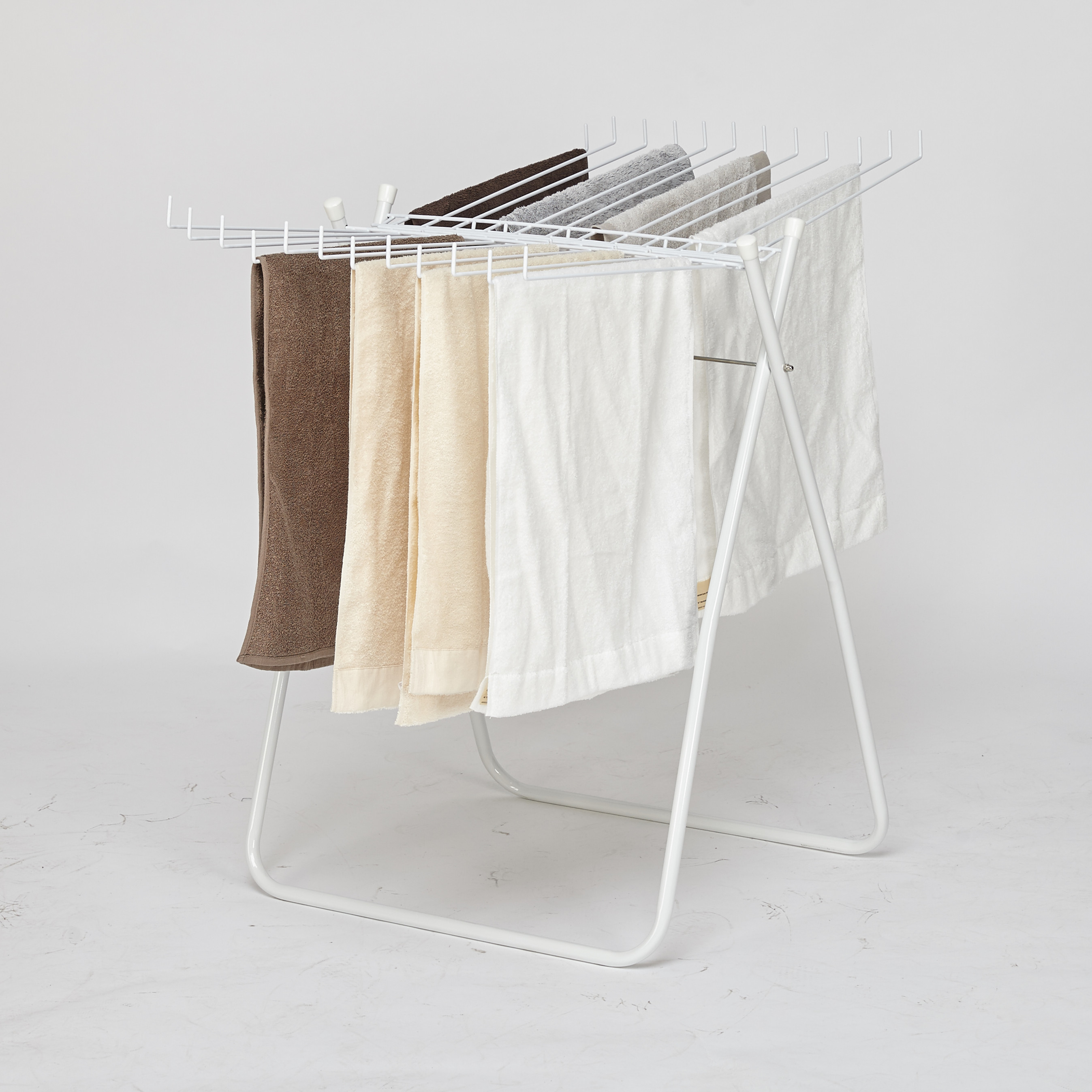 Iron coating drying rack, baby towel rack, folding towel rack