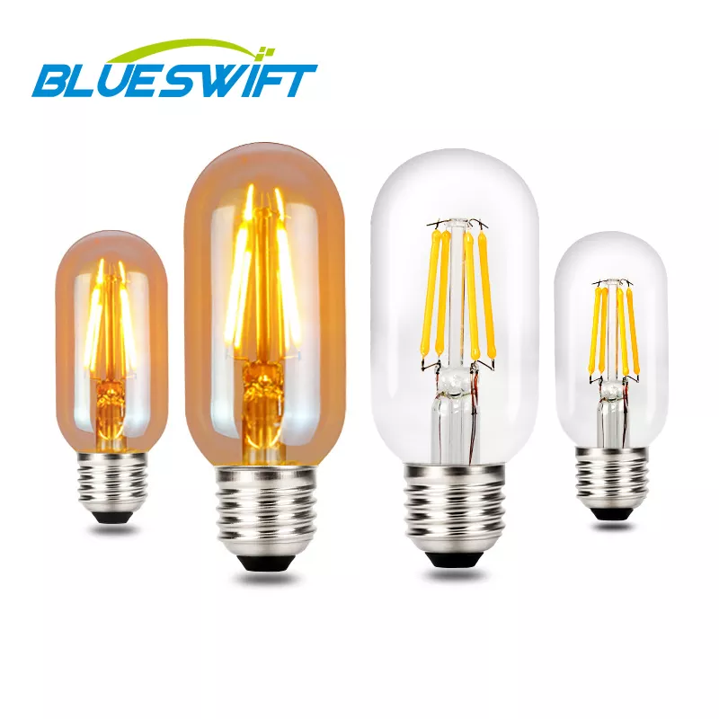 Decorative lamp T45 T30 110v 220v housing 360 degree 2w 4w 3000k 4000k E27 led filament bulb